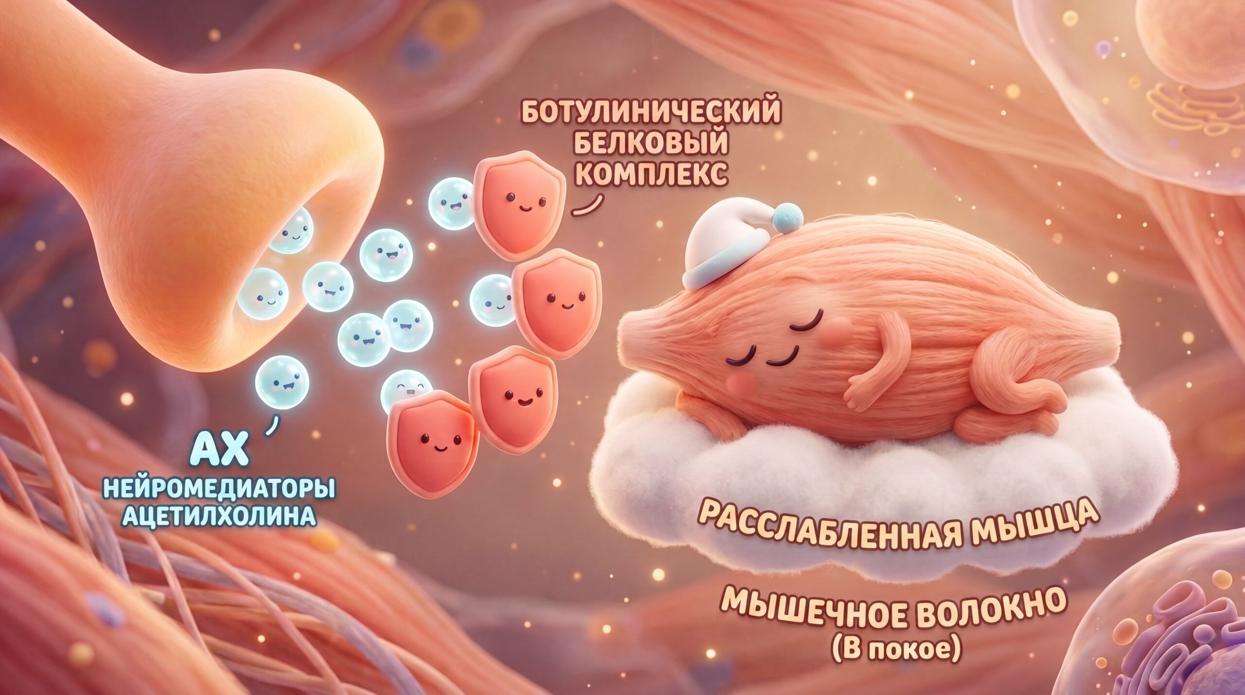 Биологическая суть ботулинотерапии